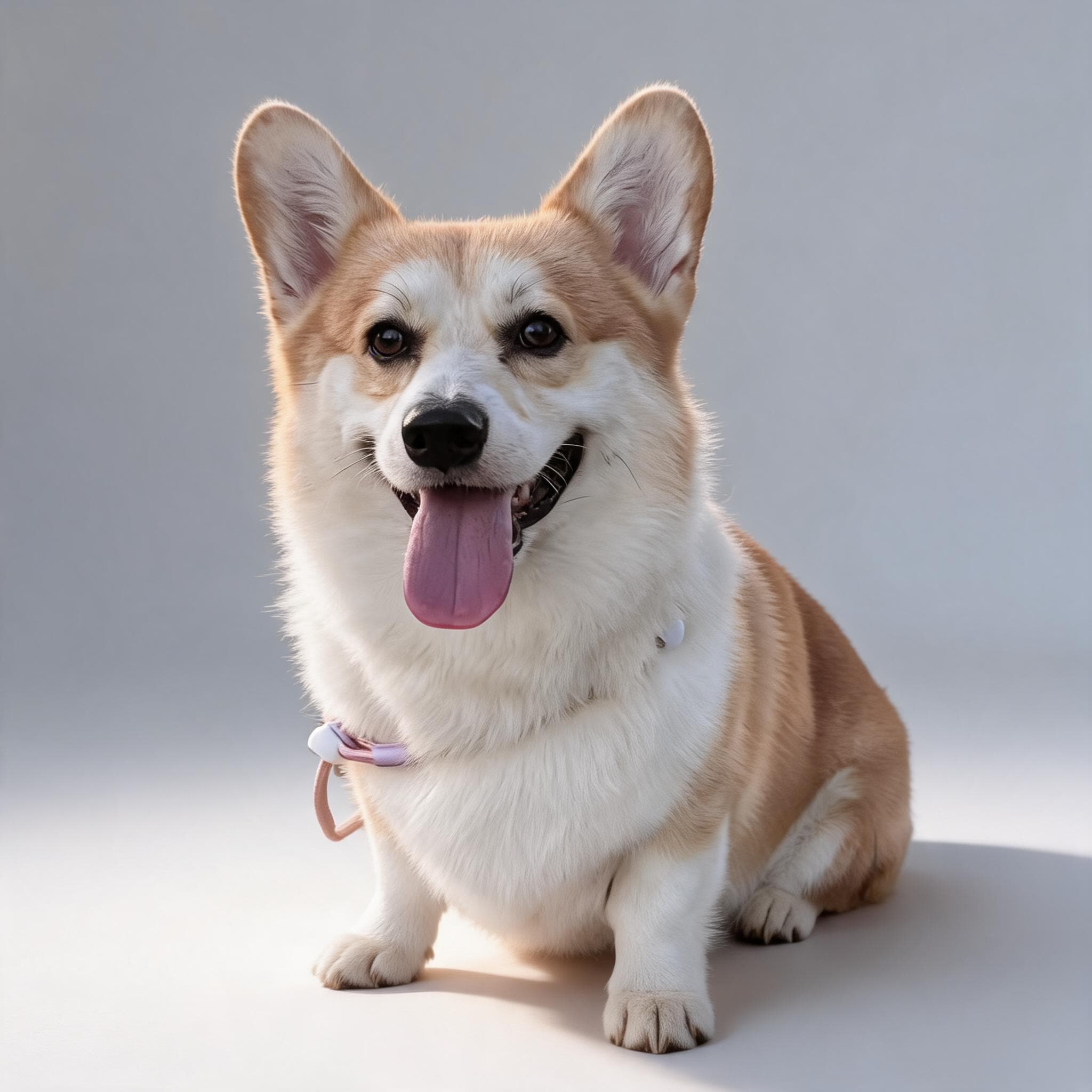 AI dog portrait generated from a corgi photo